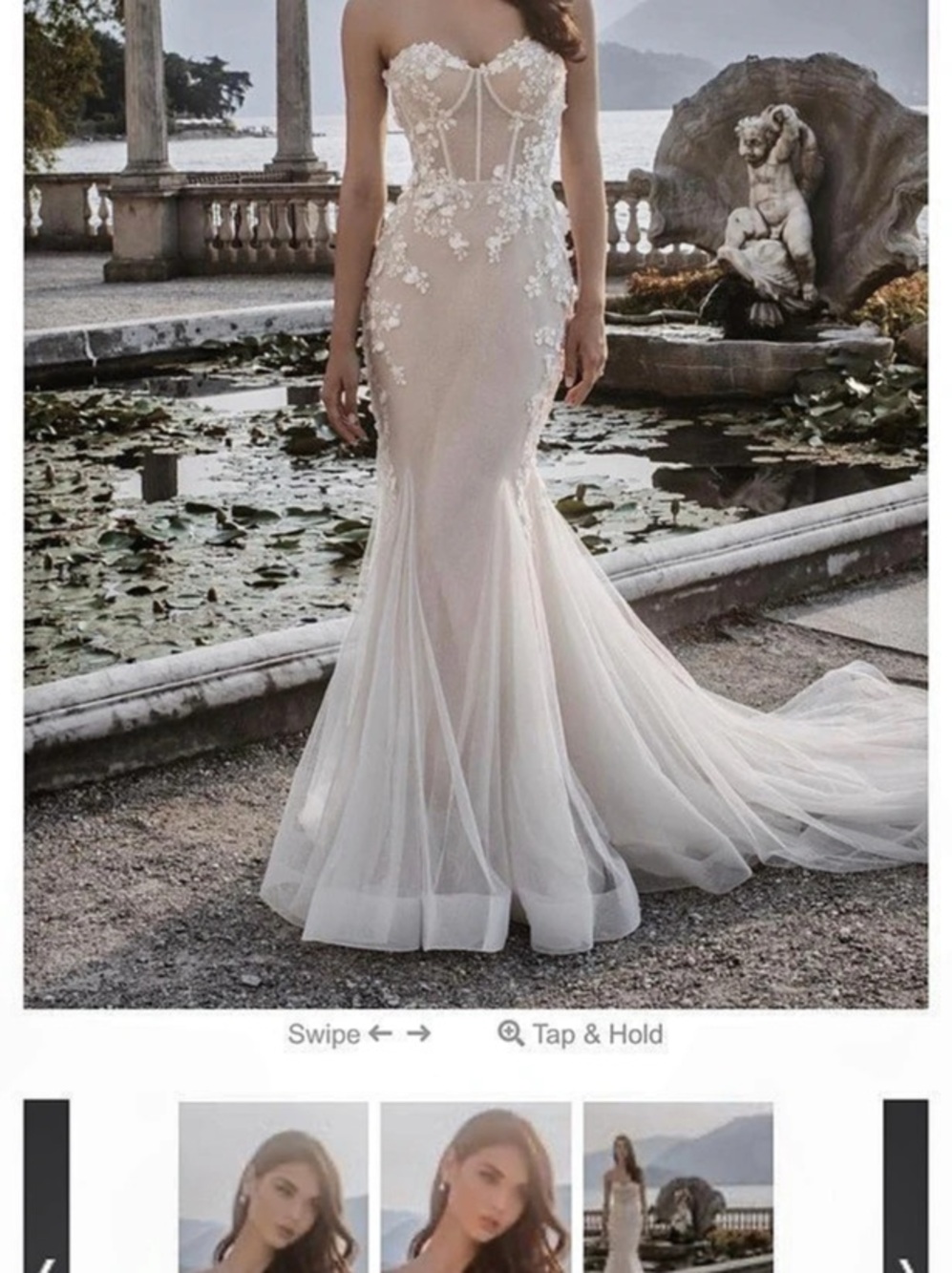 Allure Bridals Abella by Allure E462 Ana Abella E462 Ana Floral Wedding Gown